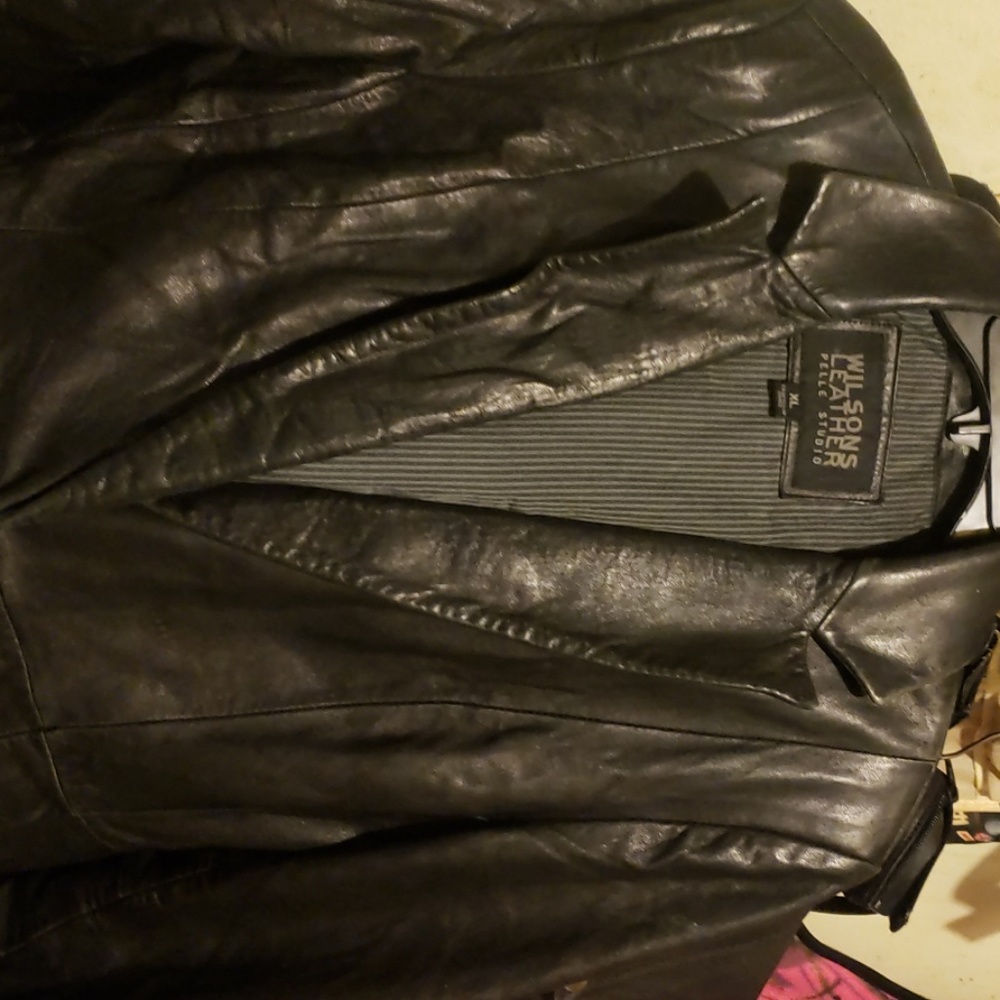Leather jacket